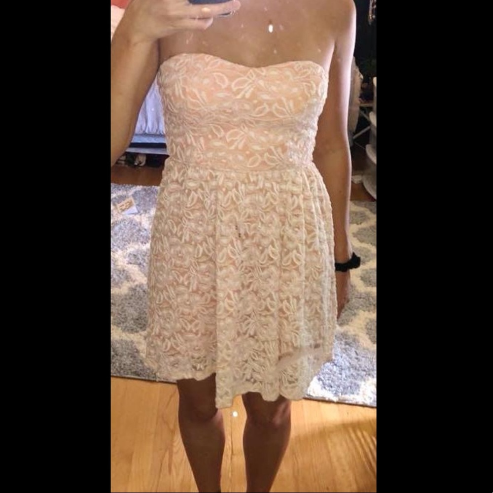 White lace dress, size xs